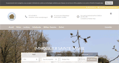 Desktop Screenshot of immobilier-sainte-marie.fr